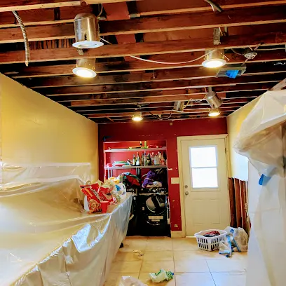 AC condensation overflow damage in a Hawthorne, CA ceiling